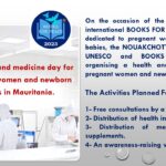 BOOKS for PEACE 2023 insieme a NOUAKCHOTT YOUTH CLUB FOR UNESCO, organising a health and medical day for pregnant women and newborn babies.                                                   